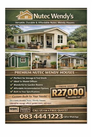  Nutec Wendy House – Custom Built Garden Room, Office & Storage