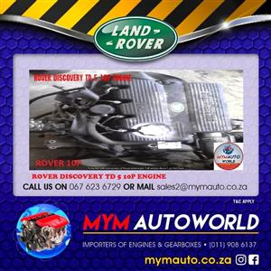 MYM IMPORTERS OF LAND ROVER ENGINES AND GEARBOXES