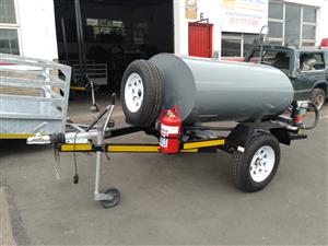 1000L DIESEL TANKER SINGLE AXLE MADE FROM HOT ROLLED 2.5MM MILD STEEL
