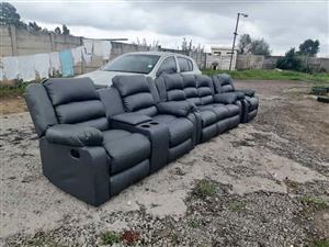 Household furniture: Black Couches