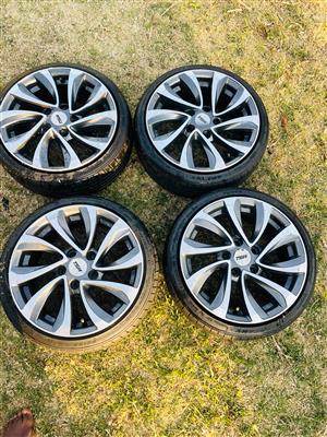 X4 TSW Mags & Tyres Size 165/45R15