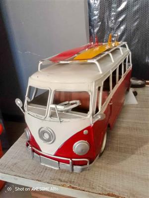 Volkswagen Miniature Tin Metal Van