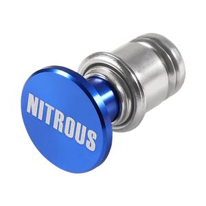 Universal "Nitrous" Design Cigarette Lighter Plug & Cap (blue)