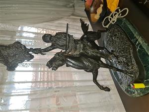 Frederique Rimington Bronze (Buffulo signal) Statue