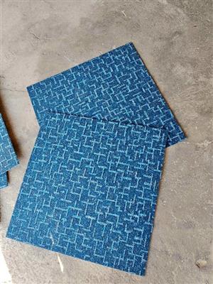 Used Blue Carpet tiles in excellent condition as new
