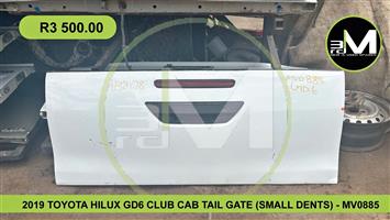 2019 TOYOT A HILUX GD6 CLUB CAB TAILGATE (SMALL DENTS) - MV0885