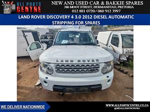 Stripping For Spares: 2012 Land Rover Discovery 4 3.0 SDV6 Diesel Automatic