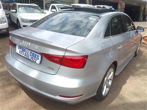 2016 AUDI A3 1.4 TFSI AUTOMATIC, PETROL , CODE 2 LEATHER SEATS, SILVER COLOR, SUNROOF, 80,000KM