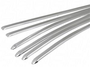 VW Golf Mk1 Waistline 6 Piece Trim Set Aluminium