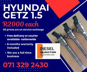 HYUNDAI GETZ 1.5 DIESEL INJECTORS FOR SALE WITH 
