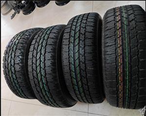 265/65/17 Bridgestone Dueller AT brand new set 