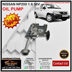NISSAN NP200 1.6 16V OIL PUMP