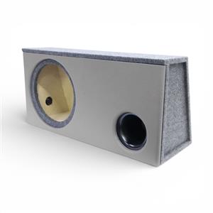 12″ Vinyl Front Subwoofer Enclosure with Flared Port - Grey