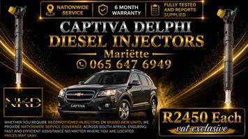 CAPTIVA DELPHI DIESEL INJECTORS