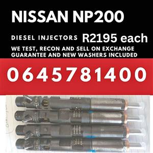 Nissan NP200 diesel injectors for sale