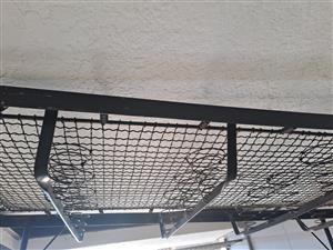 Single metal base and sponge mattress