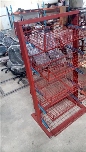 Shop bread display baskey shelving 