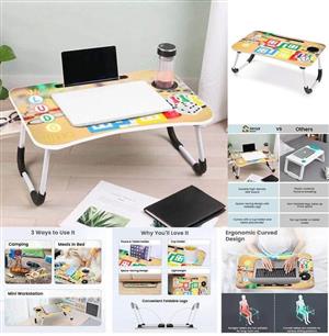 Wooden foldable laptop table For sale