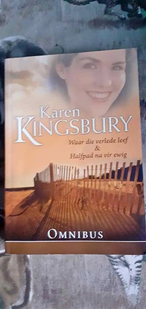 2 in een Omnibus Waar die verlede leef Halfpad na vir ewig  Karen Kingsbury