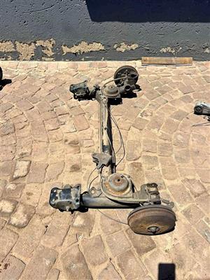 Fiat uno back axel complete