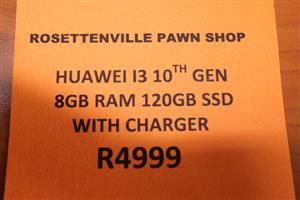 HUAWIE I3 10TH GEN 8GB RAM 120GB SSD WITH CHARGER 