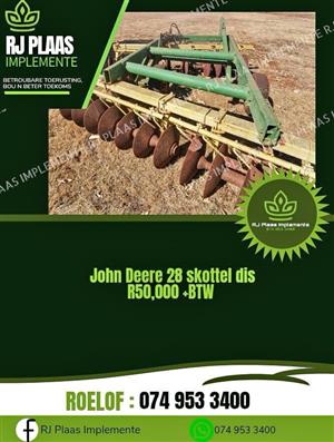 John deere 28 skottel dis