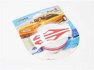 Vehicle Pinstriping Kit (9mm double red)