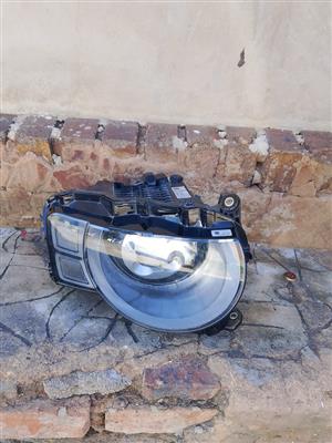 Land Rover Defender headlights.