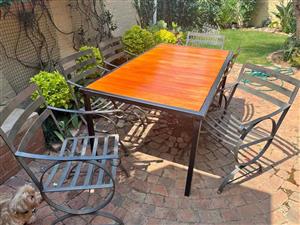 Steel Patio Set