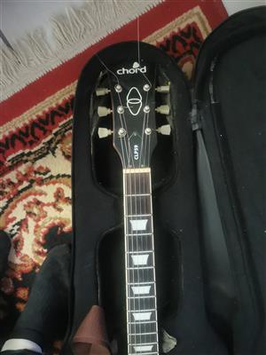 Selling a Chord Clp 59 sunburst electric guitar in good condition 