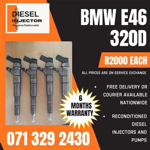 BMW E46 320D INJECTORS FOR SALE WITH WARRANTY 