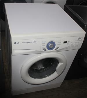 LG WD-80130F 7.2KG F/LOADER W/MACHINE W/PIPES WHITE S065623A