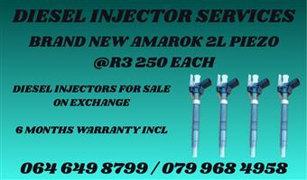 Brand New Diesel injectors for sale on exchange warranty included