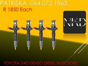 AFFORDABLE DIESEL INJECTORS FOR TOYOTA D4D DIESEL INJECTORS FOR SALE