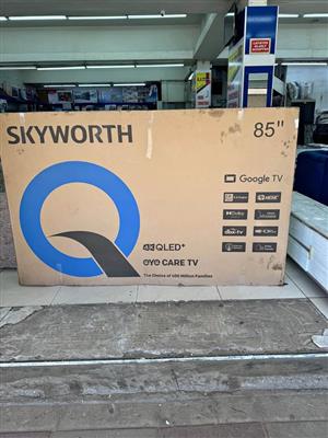 Brand New Skyworth 85” QLED Google TV – Massive Screen Special
