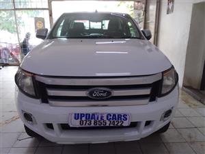 2015 FORD RANGER 3.2 XLT 4X2 EXTRA CAB MANUAL,  DIESEL ENGINE,  LEATHER SEATS, 129,000KM 