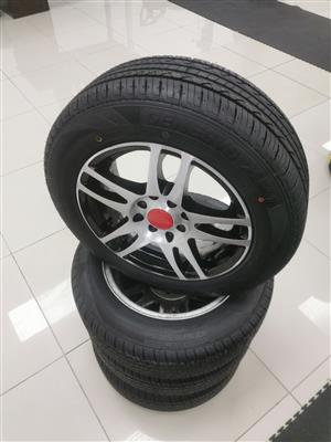 R14 mag rims and tyres 
