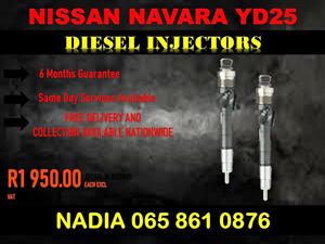 NISSAN NAVARA YD25 DIESEL INJECTORS FOR SALE FULLY TESTED