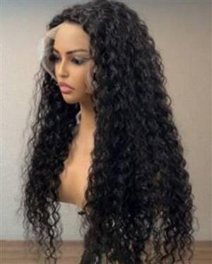 20 INCH WATER CURLS FRONTAL LACE WIG