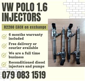 VW POLO 1.6 INJECTORS FOR SALE WITH WARRANTY 