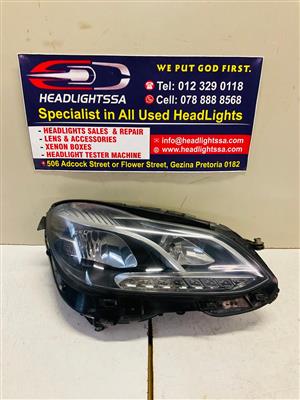 Mercedes Benz W212 E-class right side xenon headlight 
