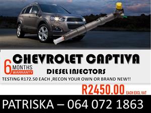 INJECTORS FOR CHEVROLET CAPTIVA FOR SALE