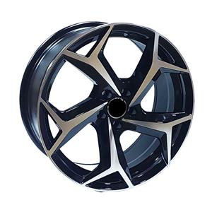 17″ GR172015 5/100 Black Machine Face Alloy Wheels
