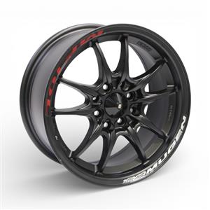 15″ RGW1070 4/100 & 4/114 Matt Black Alloy Wheels