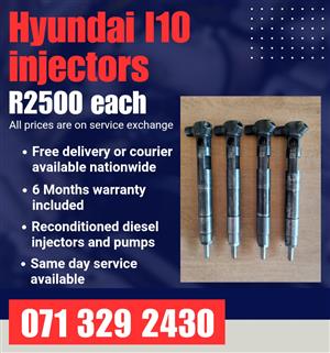 HYUNDAI I10 INJECTORS FOR SALE WITH WARRANTY INCLUDED 