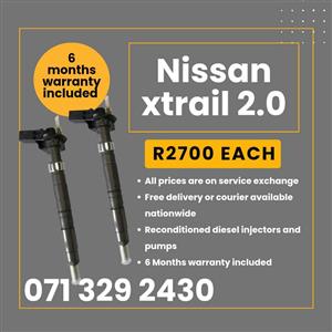 NISSAN XTRAIL 2.0 INJECTORS FOR SALE WITH WARRANTY INCLUDED