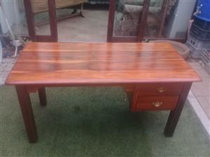 Mid Century Solid Wood Desk in excellent condition