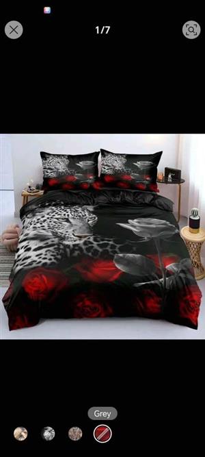 3d leopard design duvet cover king size clearing stock