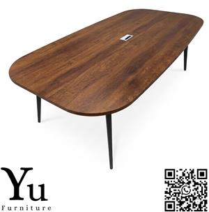 2.4m Oak Meeting Table