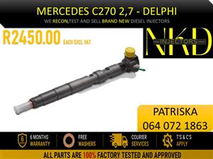 MERCEDES C270 DIESEL INJECTORS FOR SALE - ON RECON OR EXCHANGE 